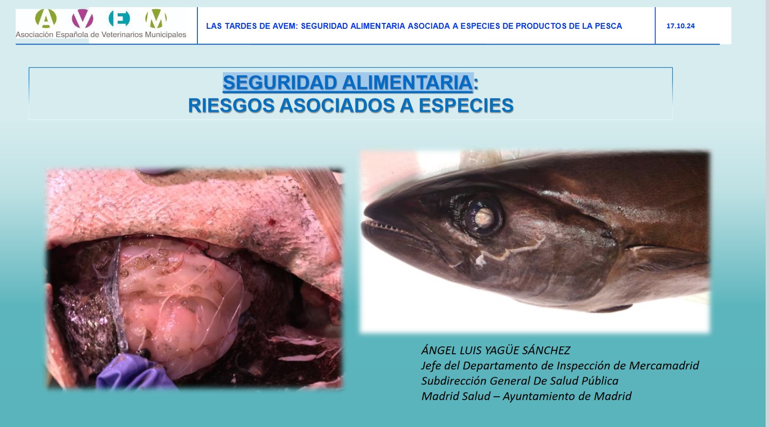 Seguridad alimentaria en pescados. Riesgo asociado a las especies